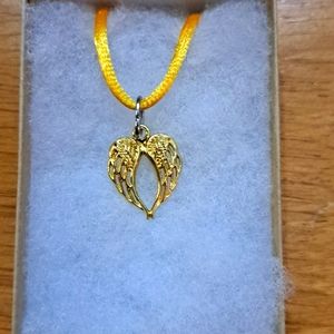 Gold Angel Wings Necklace